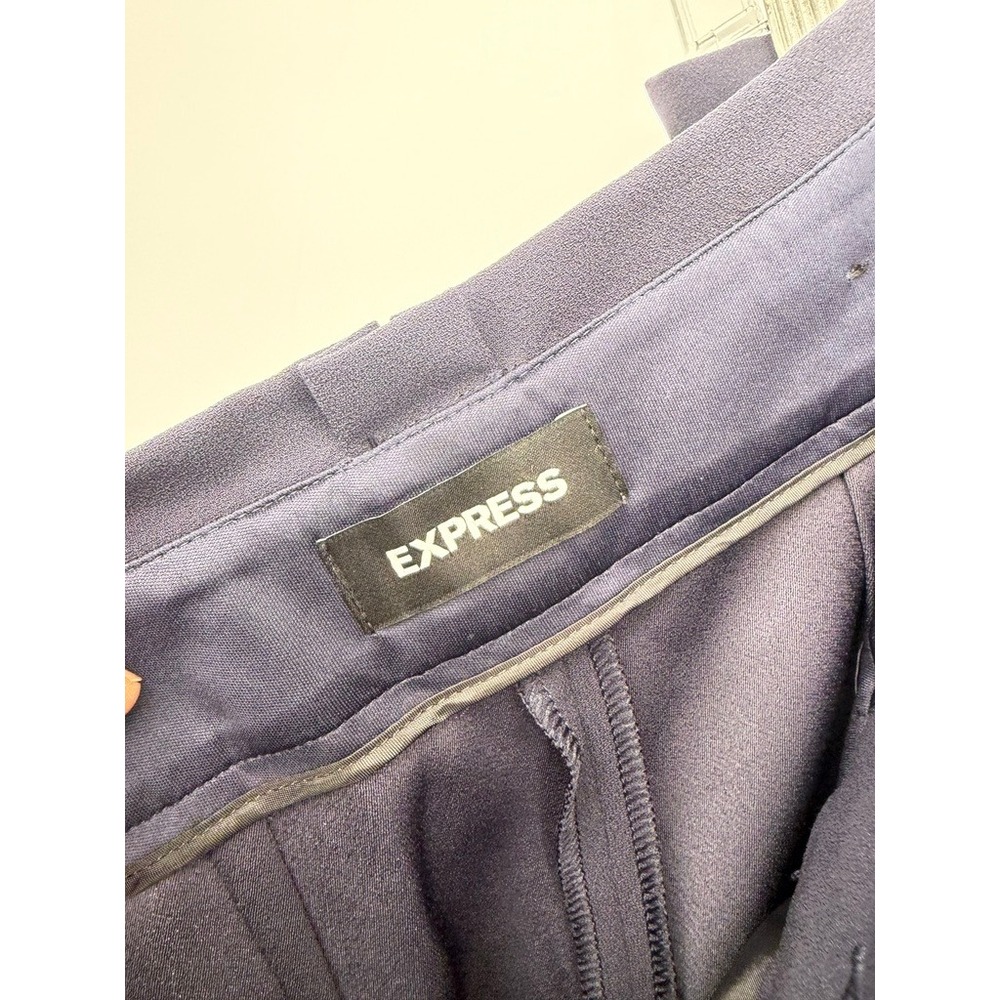 Express Dress Pants High Waist Tie Belt Paperbag Office Attire Career Trousers 4 - Picture 8 of 11